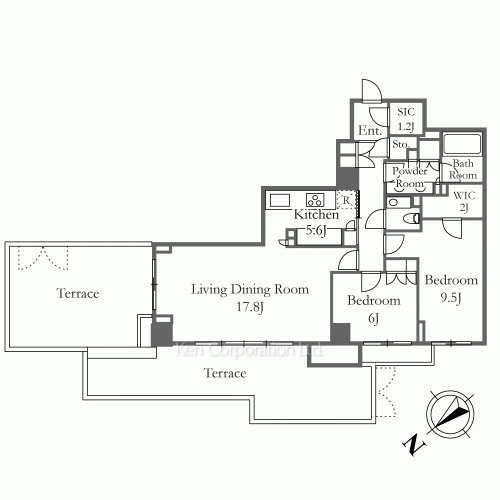 ザ・パークハウスグラン南青山四丁目の写真 間取り