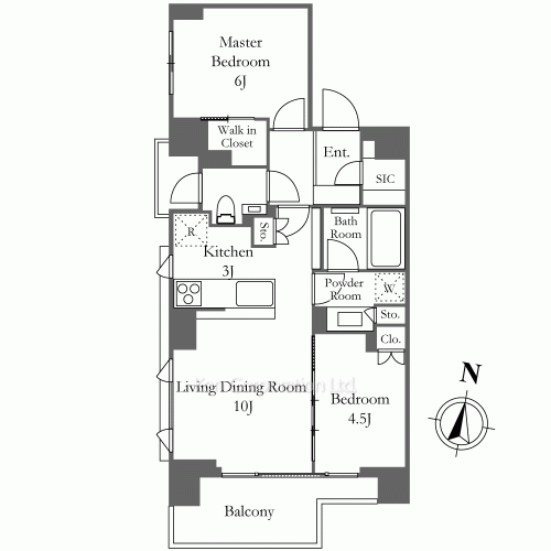 パークフラッツ渋谷神山町の写真 間取り