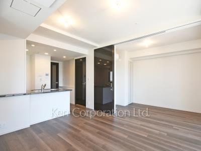 パークフラッツ渋谷神山町の写真 居室（LDなど） ※5階の同じ間取タイプを撮影。仕様が異なることがあります。