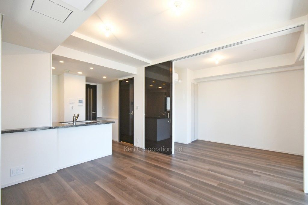 パークフラッツ渋谷神山町の写真 居室（LDなど） ※5階の同じ間取タイプを撮影。仕様が異なることがあります。