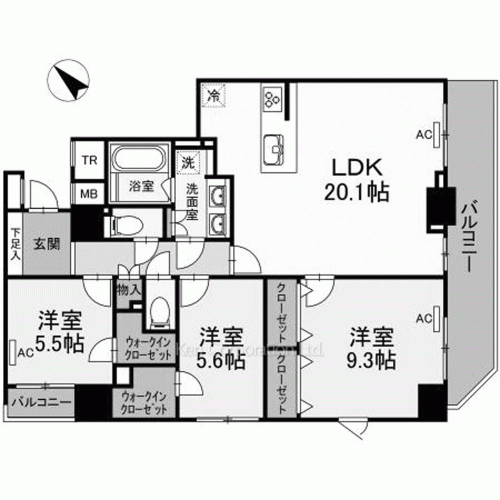 ZOOM日本橋馬喰町の写真 間取り
