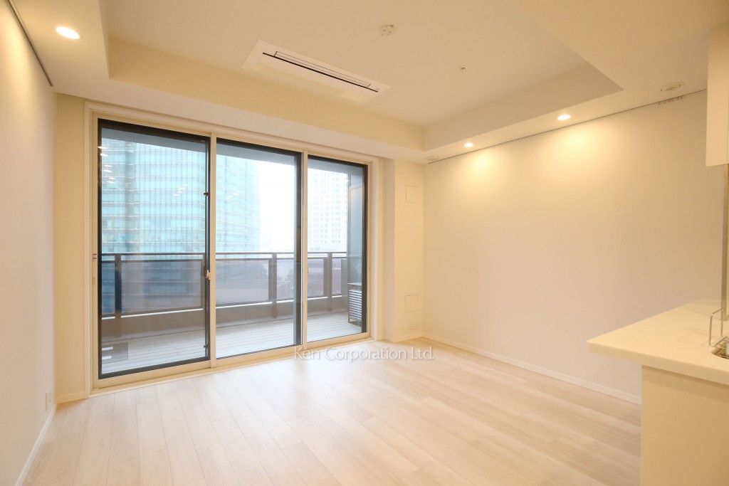 六本木グランドタワーレジデンスの写真 居室（LDなど） ※10階の同じ間取タイプを撮影。仕様が異なることがあります。