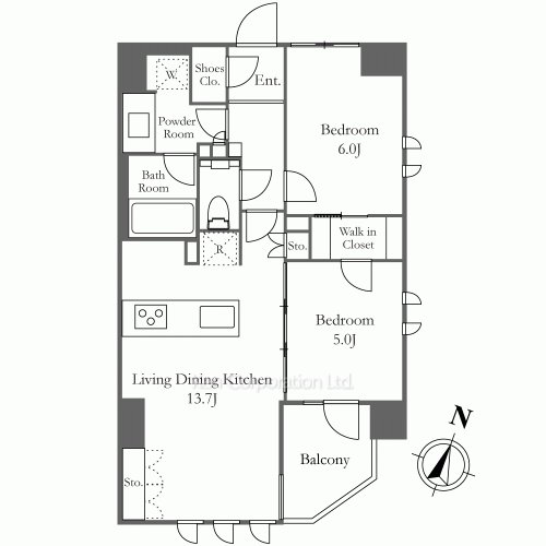 ジオイド三番町の写真 間取り