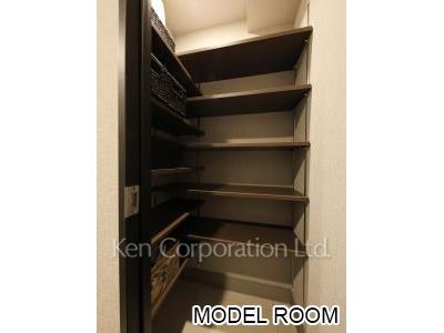 ジオイド三番町の写真 シューズインクローゼット　※MODEL ROOM ※10階の同じ間取タイプを撮影。仕様が異なることがあります。
