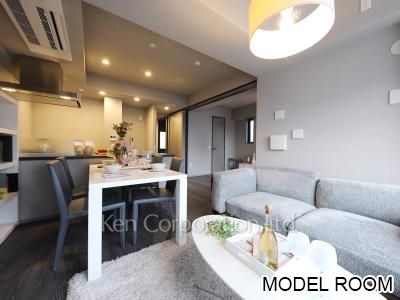 ジオイド三番町の写真 居室（LDなど）　※MODEL ROOM ※10階の同じ間取タイプを撮影。仕様が異なることがあります。