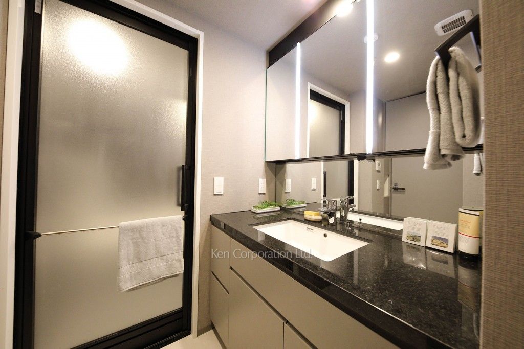 ジオイド三番町の写真 パウダールーム　※MODEL ROOM ※10階の同じ間取タイプを撮影。仕様が異なることがあります。