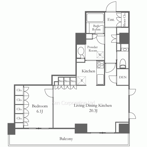 JP noie 恵比寿西の写真 間取り