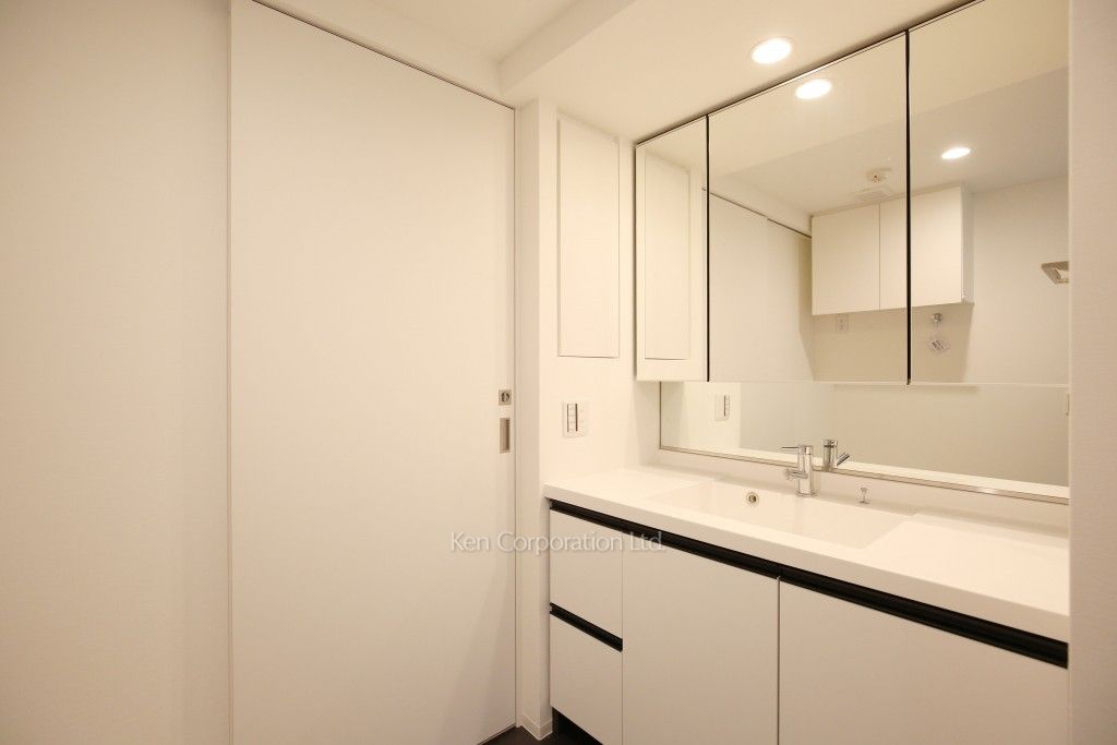 JP noie 恵比寿西の写真 パウダールーム ※3階の同じ間取タイプを撮影。仕様が異なることがあります。