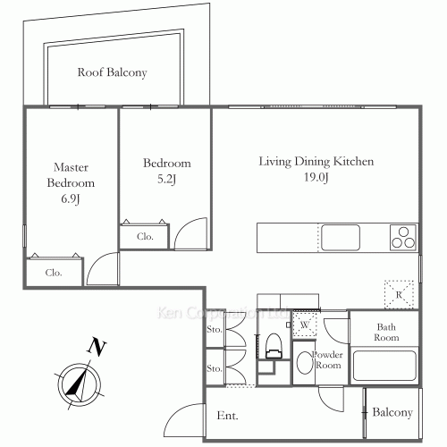 BEEVALLEY YOYOGIUEHARAの写真 間取り