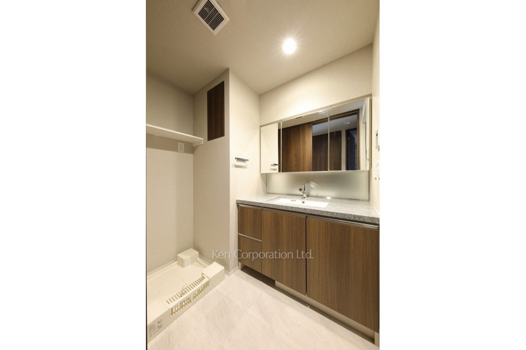 LIBRGRANT西新宿の写真 パウダールーム ※9階の同じ間取タイプを撮影。仕様が異なることがあります。