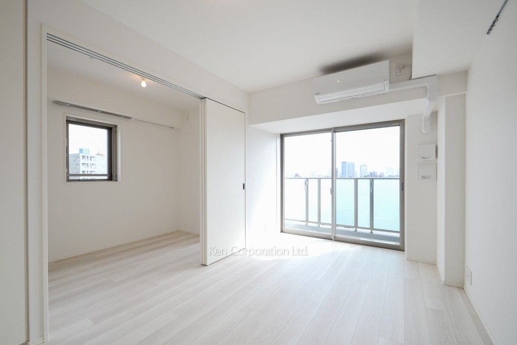 パークナードフィット南青山Gardenの写真 居室（LDなど） ※8階の同じ間取タイプを撮影。仕様が異なることがあります。