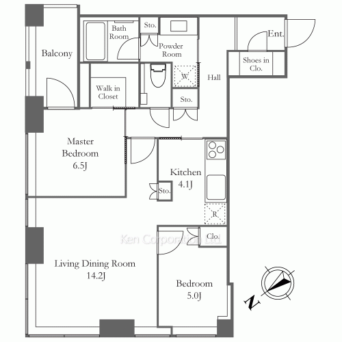 Dマークス西新宿タワーの写真 間取り