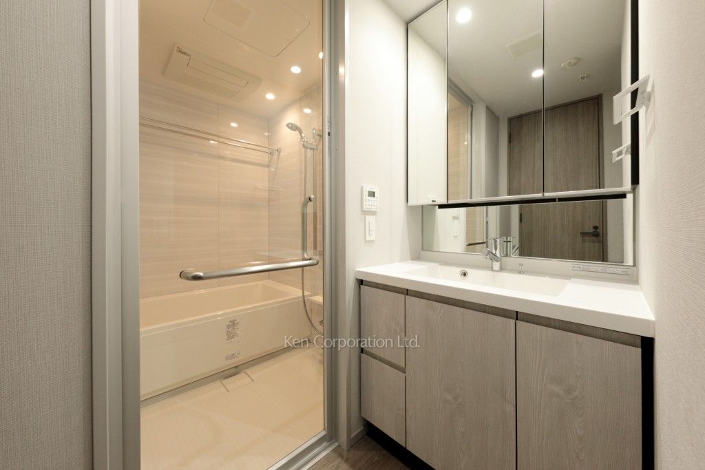 ウィズ原宿レジデンスの写真 パウダールーム ※7階の同じ間取タイプを撮影。仕様が異なることがあります。