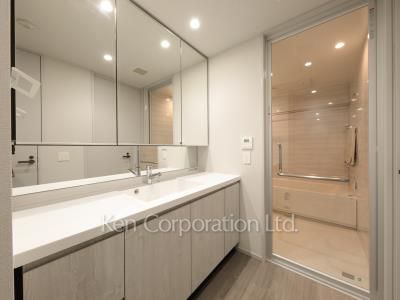 ウィズ原宿レジデンスの写真 パウダールーム ※7階の同じ間取タイプを撮影。仕様が異なることがあります。