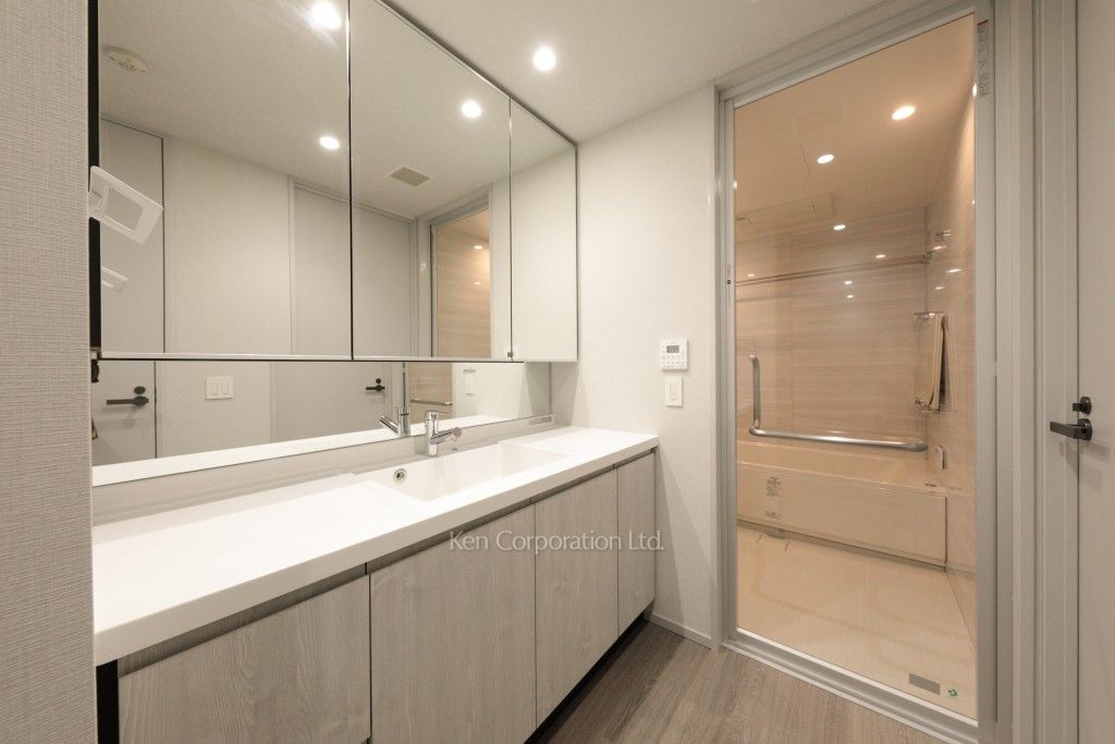 ウィズ原宿レジデンスの写真 パウダールーム ※7階の同じ間取タイプを撮影。仕様が異なることがあります。