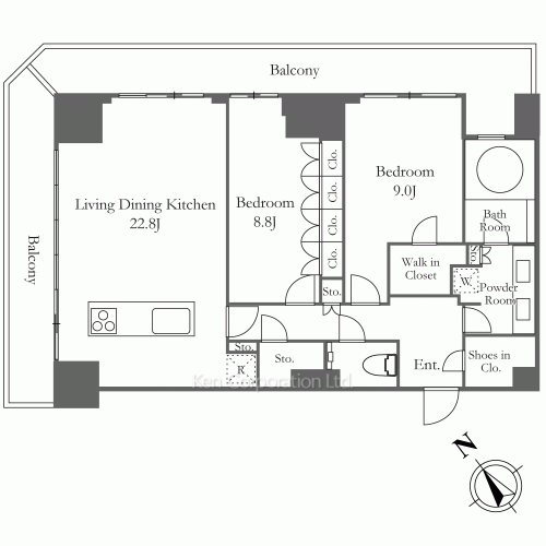 東京ポートシティ竹芝 レジデンスタワーの写真 間取り