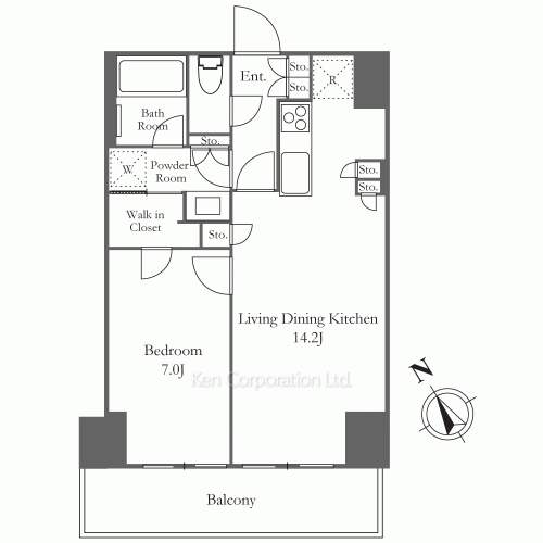 東京ポートシティ竹芝 レジデンスタワーの写真 間取り