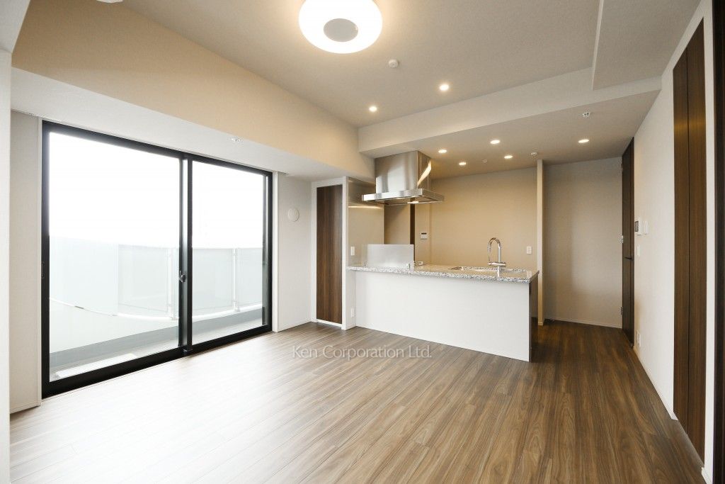 東京ポートシティ竹芝 レジデンスタワーの写真 居室（LDなど） ※14階の同じ間取タイプを撮影。仕様が異なることがあります。