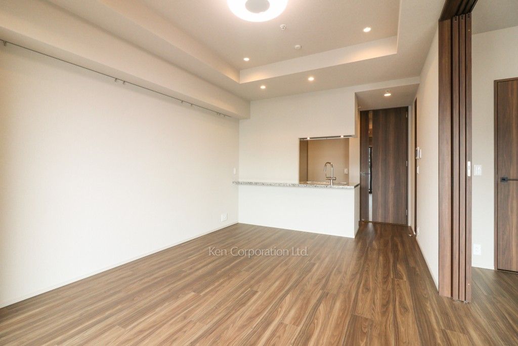 東京ポートシティ竹芝 レジデンスタワーの写真 居室（LDなど） ※18階の同じ間取タイプを撮影。仕様が異なることがあります。