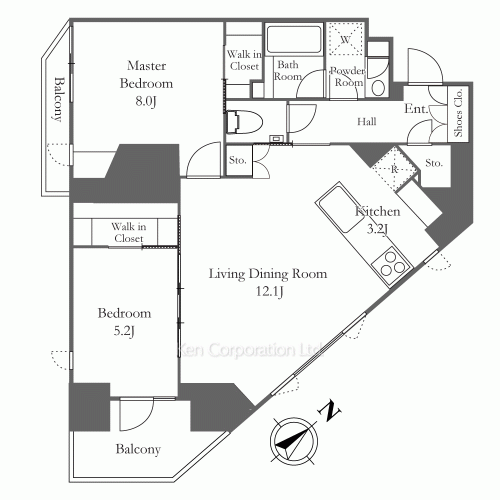 Prime Art白金台の写真 間取り
