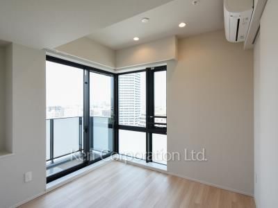 Prime Art白金台の写真 マスターベッドルーム ※14階の同じ間取タイプを撮影。仕様が異なることがあります。