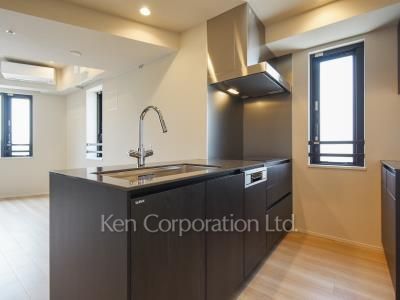 Prime Art白金台の写真 キッチン ※14階の同じ間取タイプを撮影。仕様が異なることがあります。