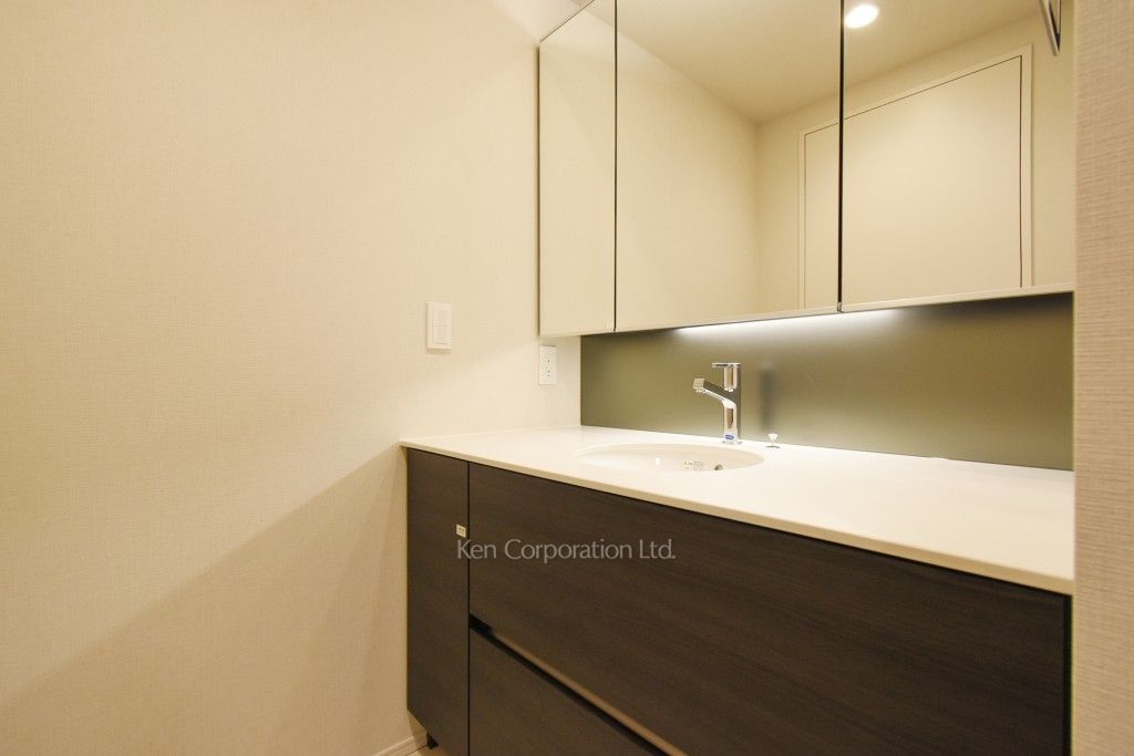 Prime Art白金台の写真 パウダールーム ※14階の同じ間取タイプを撮影。仕様が異なることがあります。