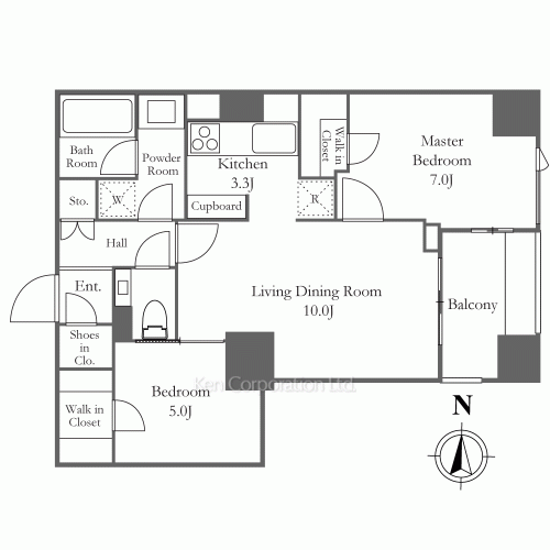 サンウッド広尾の写真 間取り