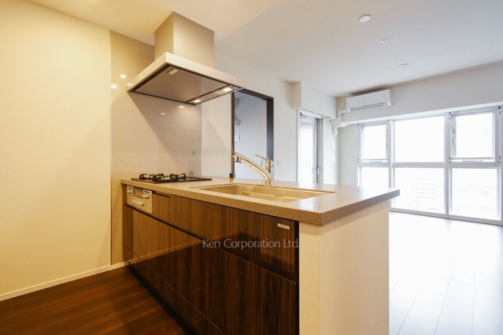 ドゥーエ月島Ⅱの写真 キッチン ※10階の同じ間取タイプを撮影。仕様が異なることがあります。