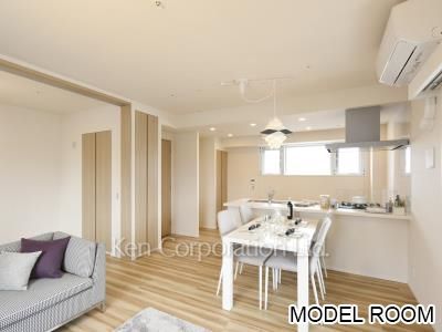 ドゥーエ月島Ⅱの写真 居室（LDなど）　※MODEL ROOM