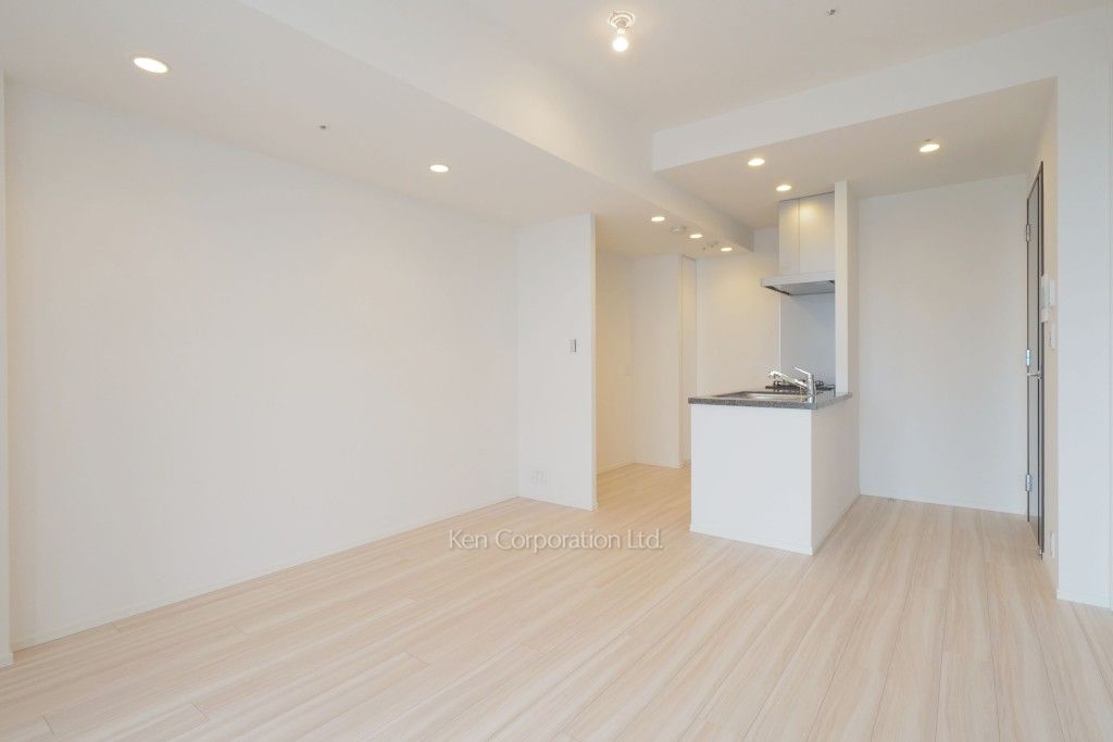 大崎ガーデンレジデンスの写真 居室（LDなど） ※19階の同じ間取タイプを撮影。仕様が異なることがあります。