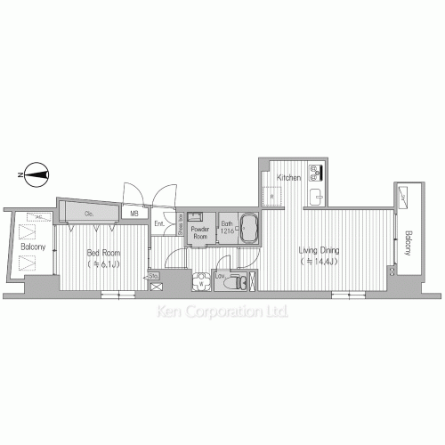 フェリーチェ代々木公園の写真 間取り