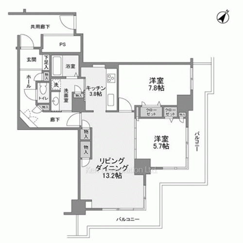 トルナーレ日本橋浜町の写真 間取り