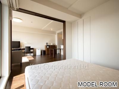 大崎ガーデンレジデンスの写真 ベッドルーム※MODEL ROOM ※9階の同じ間取タイプを撮影。仕様が異なることがあります。