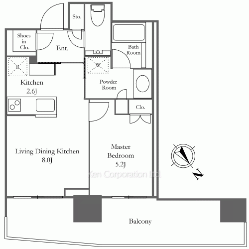 パークコート赤坂檜町ザタワーの写真 間取り