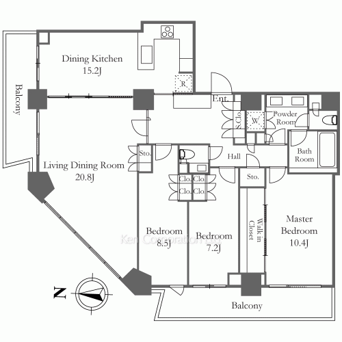 クラス青山の写真 間取り