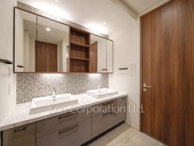 クラス青山の写真 パウダールーム ※22階の同じ間取タイプを撮影。仕様が異なることがあります。