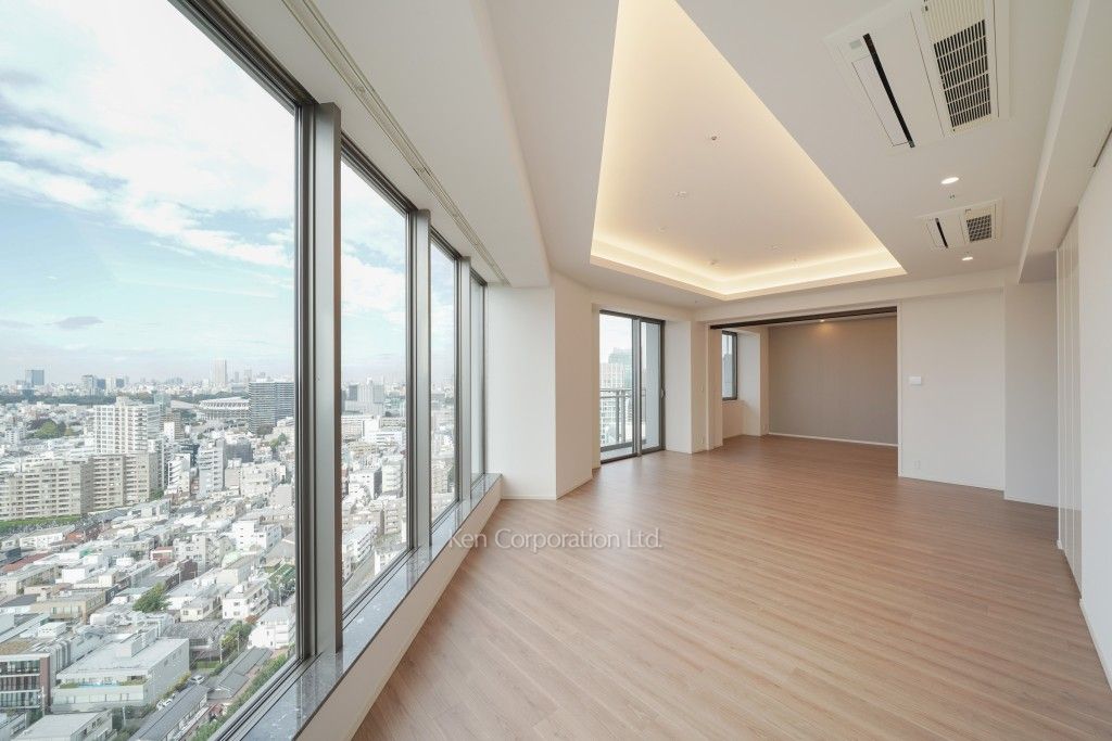 クラス青山の写真 居室（LDなど） ※22階の同じ間取タイプを撮影。仕様が異なることがあります。