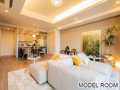 クラス青山の写真 居室（LDなど）　※MODEL ROOM ※24階の同じ間取タイプを撮影。仕様が異なることがあります。