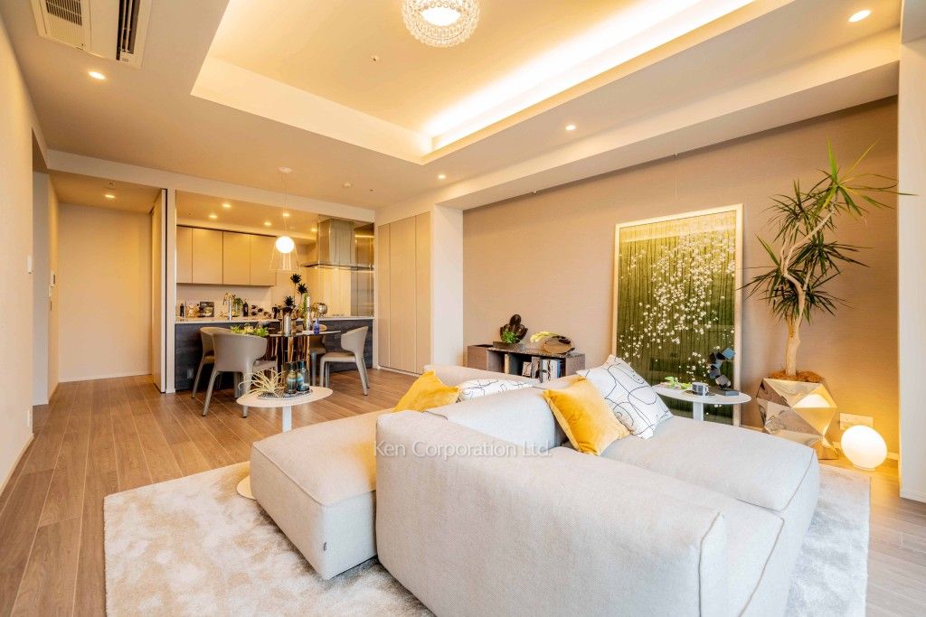 クラス青山の写真 居室（LDなど）　※MODEL ROOM ※24階の同じ間取タイプを撮影。仕様が異なることがあります。