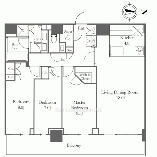 クラス青山の写真 間取り