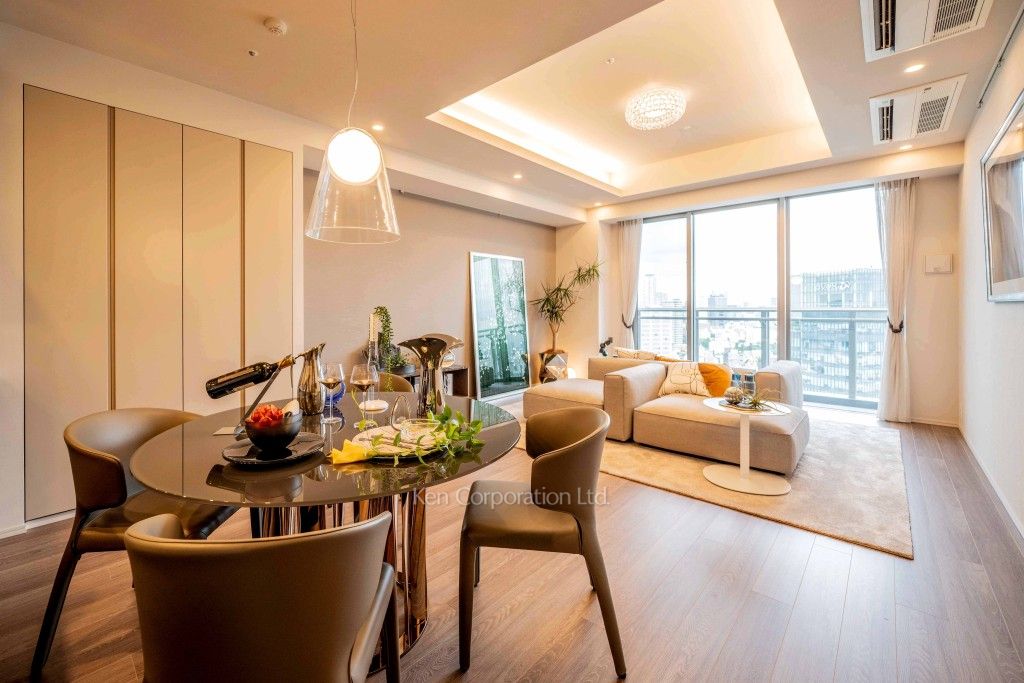 クラス青山の写真 居室（LDなど）　※MODEL ROOM ※24階の同じ間取タイプを撮影。仕様が異なることがあります。