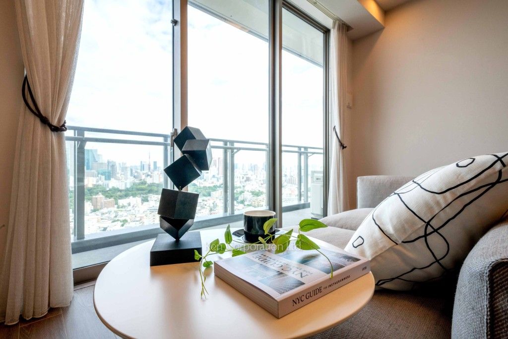 クラス青山の写真 居室（LDなど）　※MODEL ROOM ※24階の同じ間取タイプを撮影。仕様が異なることがあります。