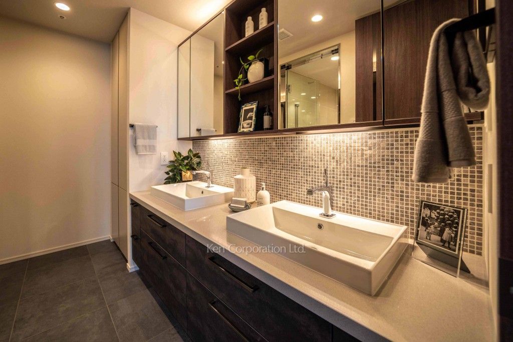 クラス青山の写真 パウダールーム　※MODEL ROOM ※24階の同じ間取タイプを撮影。仕様が異なることがあります。