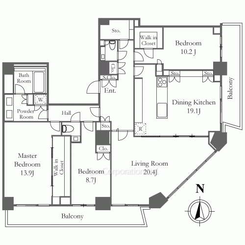 クラス青山の写真 間取り