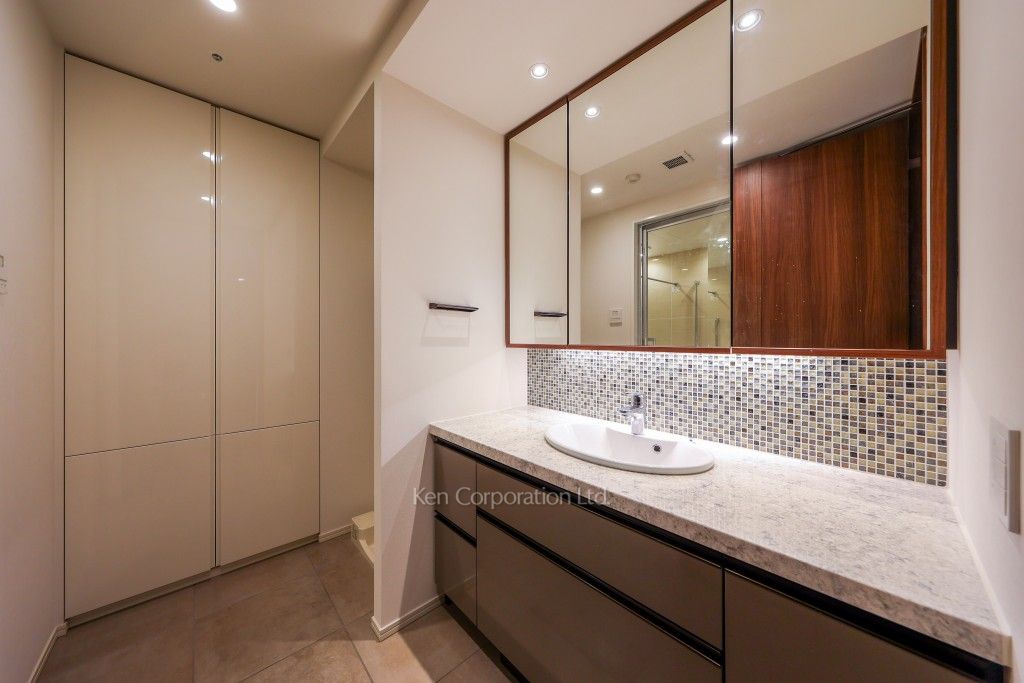 クラス青山の写真 パウダールーム ※14階の同じ間取タイプを撮影。仕様が異なることがあります。