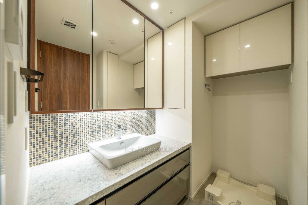 クラス青山の写真 パウダールーム ※14階の同じ間取タイプを撮影。仕様が異なることがあります。