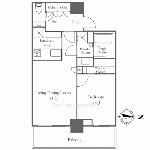 クラス青山の写真 間取り