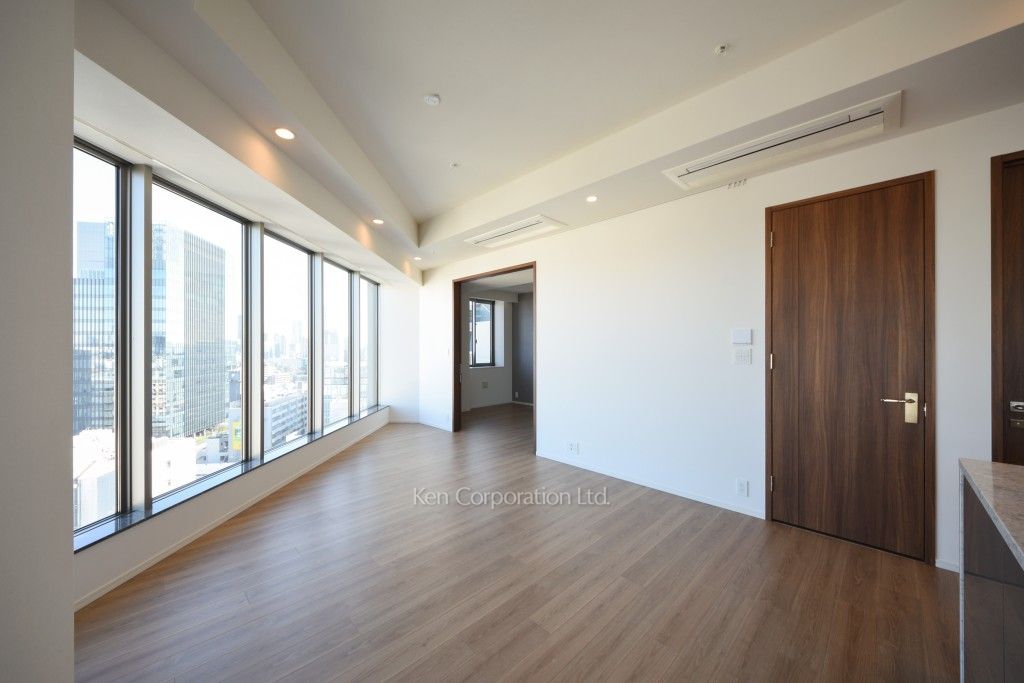 クラス青山の写真 居室（LDなど） ※14階の同じ間取タイプを撮影。仕様が異なることがあります。