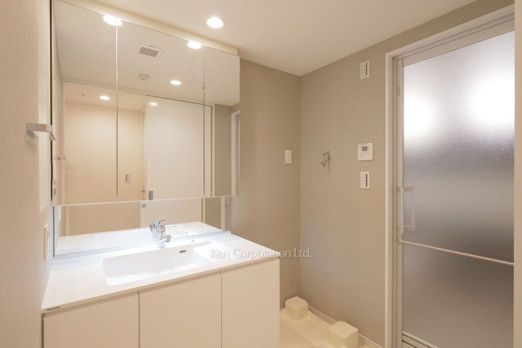 大崎ガーデンレジデンスの写真 パウダールーム ※19階の同じ間取タイプを撮影。仕様が異なることがあります。